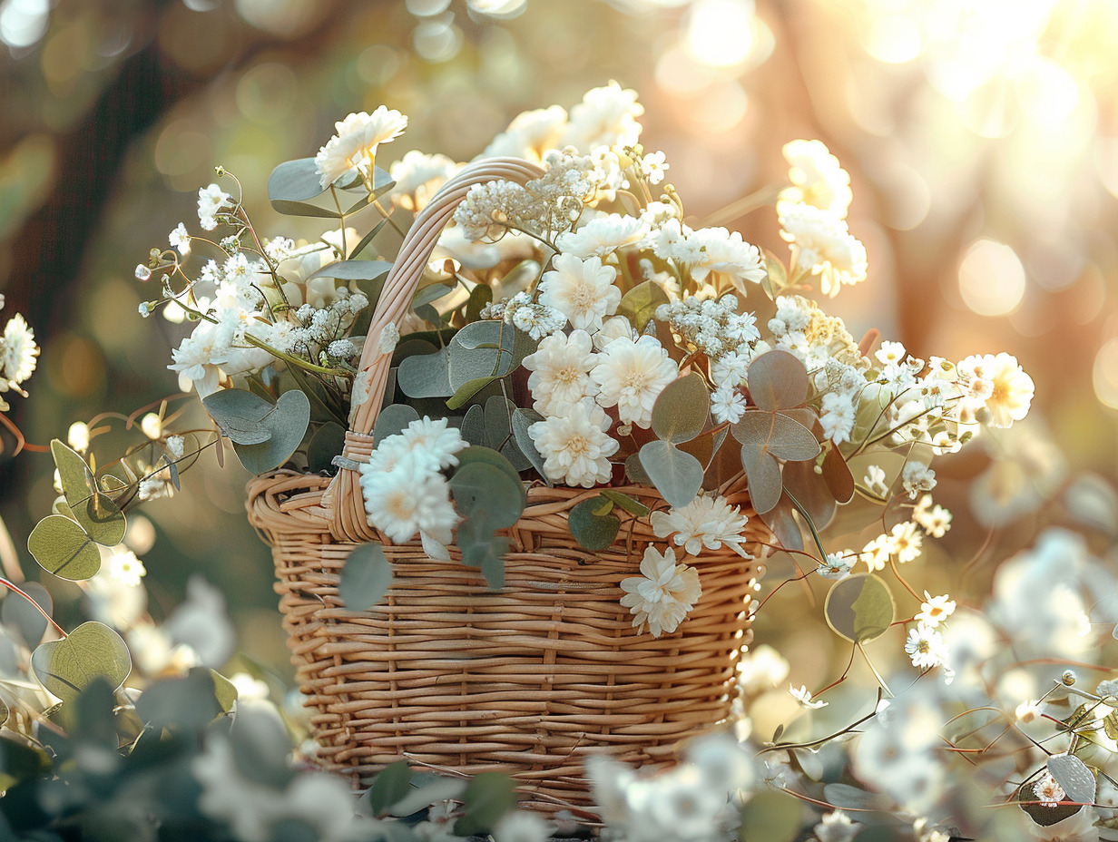 décoration panier en osier mariage : astuces créatives et tendances  mot 1 :  panier  mot 2 :  mariage