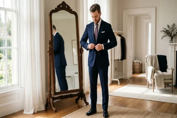 Costume de marié : bien choisir sa coupe, ses matières et son style
