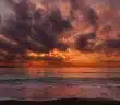 photo of beach at golden hour